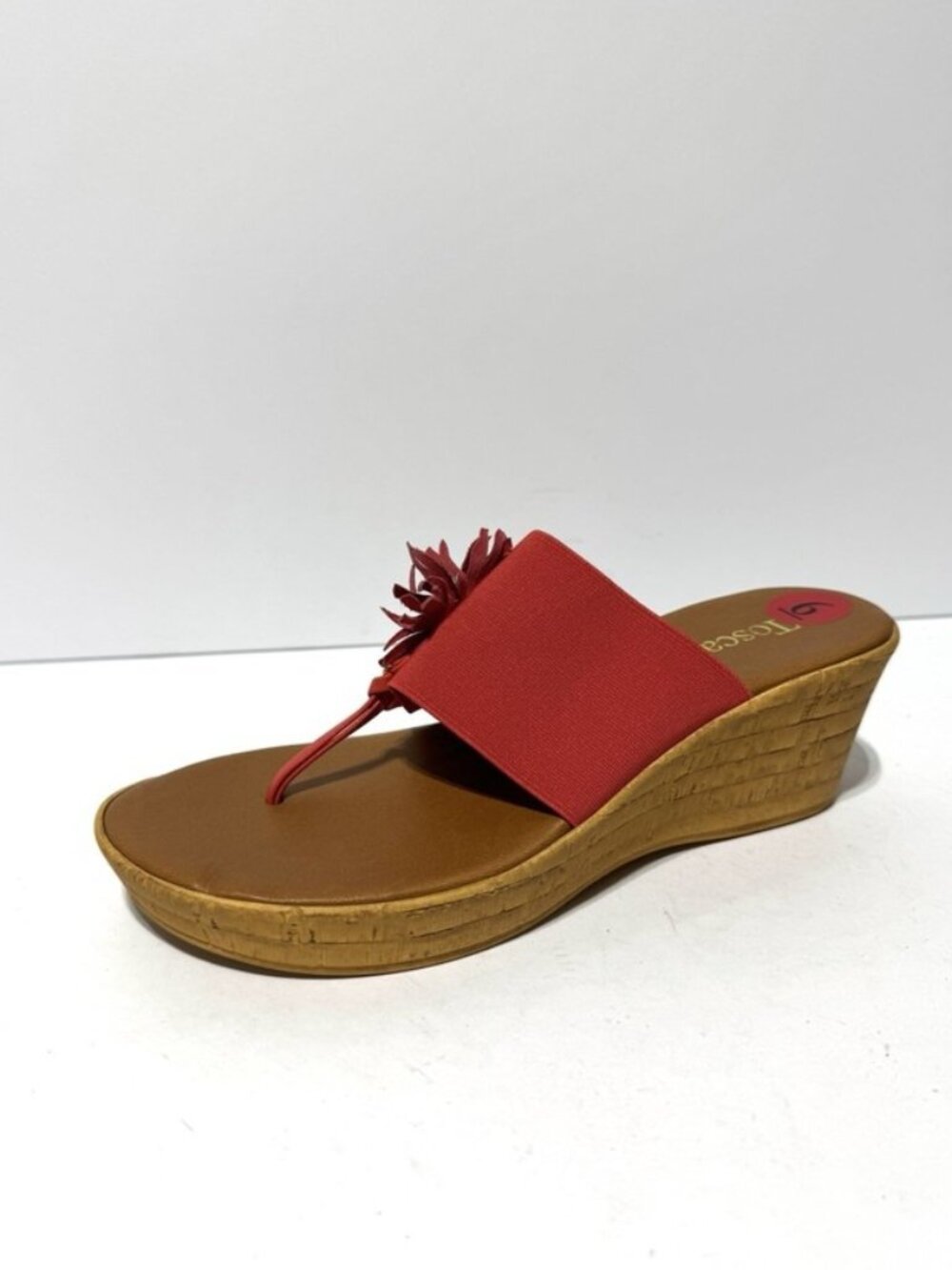 Toscanella Womens Sandals Red Size 6 M